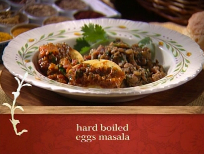 Indian-style Hard Boiled Eggs Masala