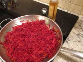Shredded Cooked Beets