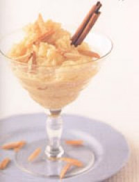 Dulce de Leche Rice Pudding with Toasted Almonds
