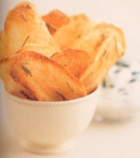 Oven-baked Rosemary Potato Chips