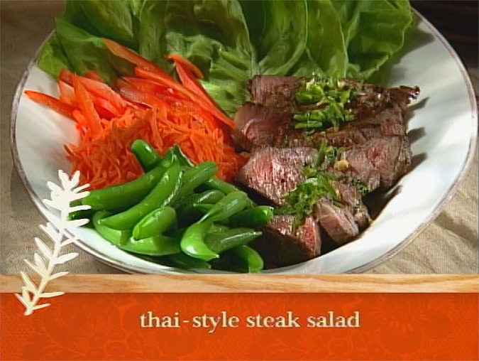 Thai Style Steak Salad With Spicy Mint Dressing Sara Moultonsara Moulton 1983