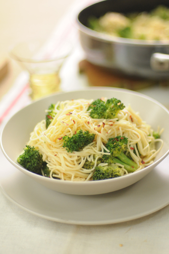 Peppery Broccoli with Feta Cheese and Angel Hair Pasta | Sara Moulton