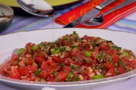 Tomato Walnut Salad