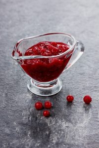 37136118 - cranberry sauce for meat