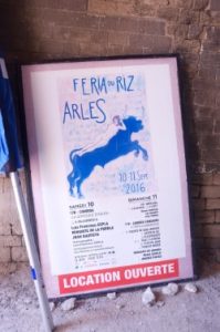 Poster Advertising the Bullfight in Arles.