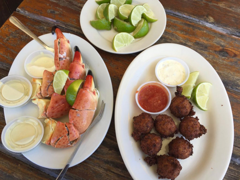 Stone Crabs & Conch Fritters