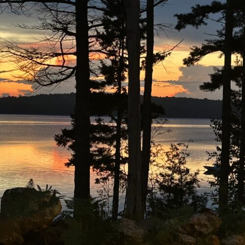Sunset on the Maine Coast